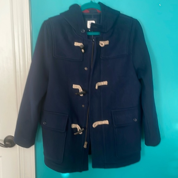 Navy Wool Gap Kids Peacoat. NWT. - Picture 2 of 8